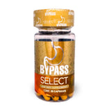 Generic Bypass Select empaque frontal mostrando 30 cápsulas y beneficios visibles