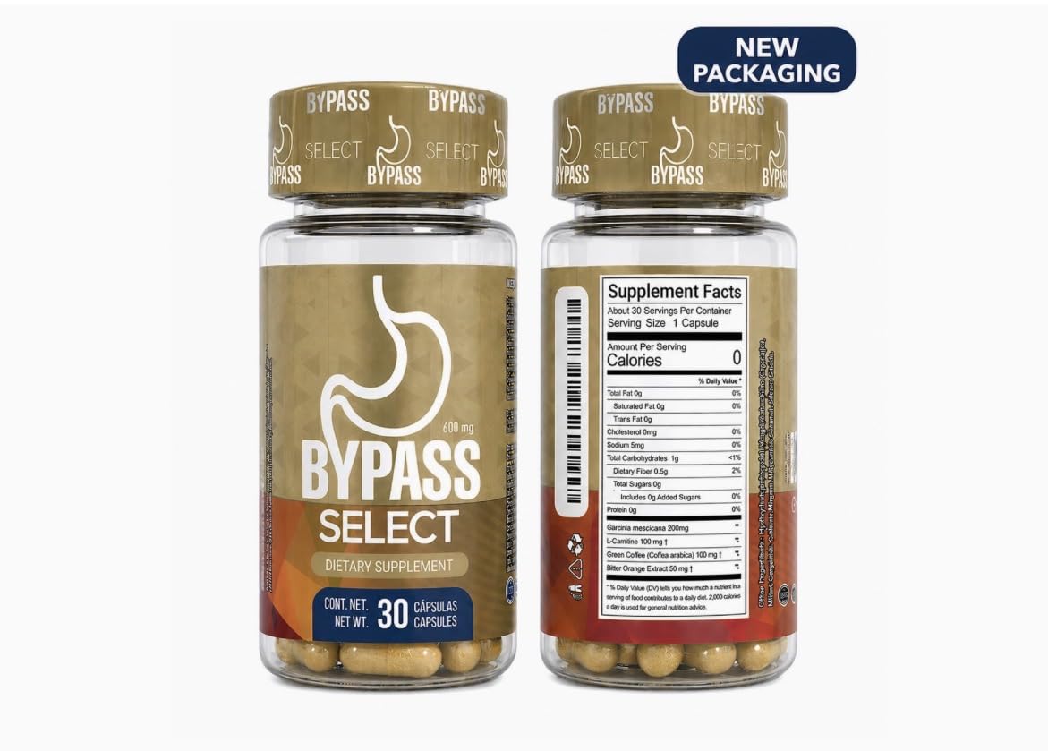 BypassSelect comparación tamaño en mano para visualizar dosis y conveniencia