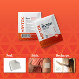 Bytox primer plano textura del parche, detalle suave y seguro