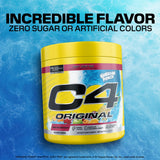 C4 Cellucor bote en mano mostrando tamaño práctico para llevar al gym