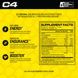C4 Cellucor vaso con pre-entreno preparado para energía antes de entrenar