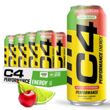 C4 lata Cherry Limeade vista frontal mostrando diseño y energía