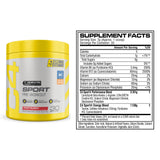 Etiqueta de C4 con ingredientes y tabla nutricional legible para confianza