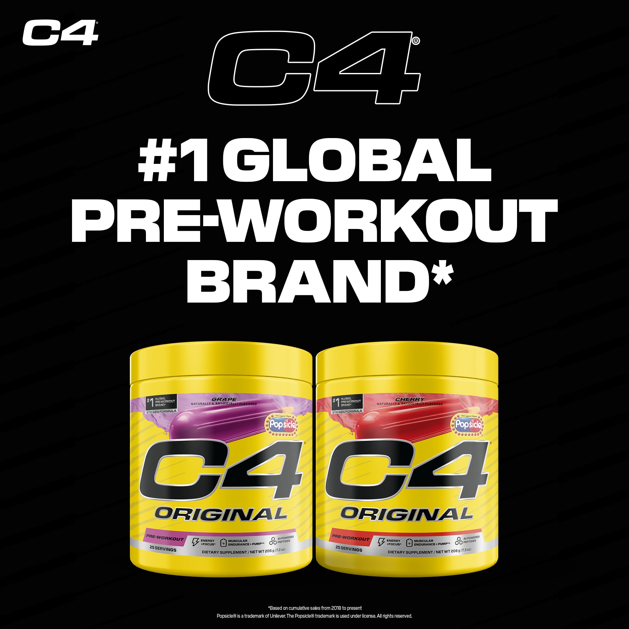 C4 en botella dentro de gimnasio transmitiendo energía y enfoque