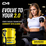 C4 etiqueta con ingredientes y dosis visibles para decisiones informadas