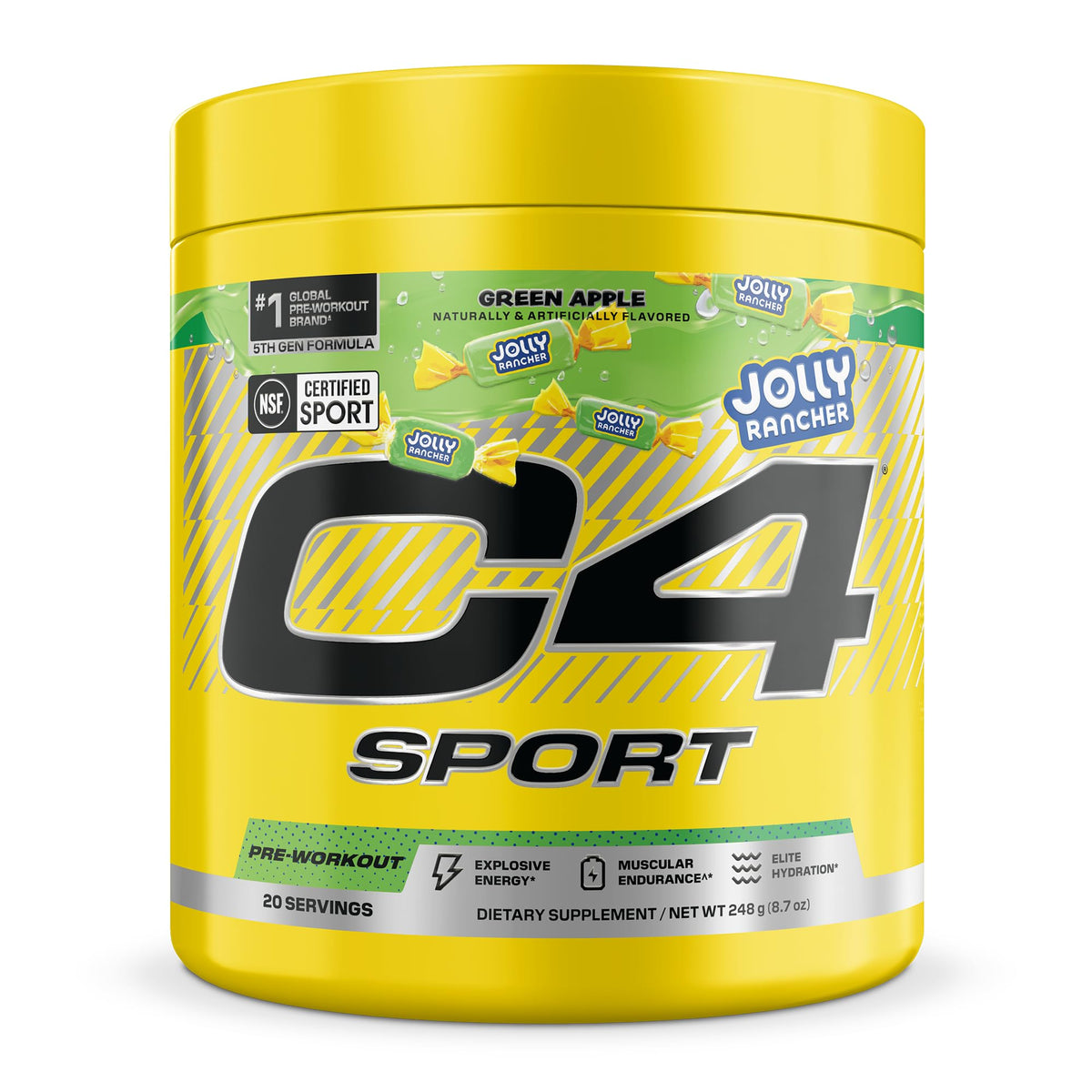 C4 JOLLY RANCHER envase frontal mostrando diseño y porciones, confianza de marca