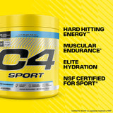 C4 bebida preparada en shaker lista para entrenar y mejorar enfoque