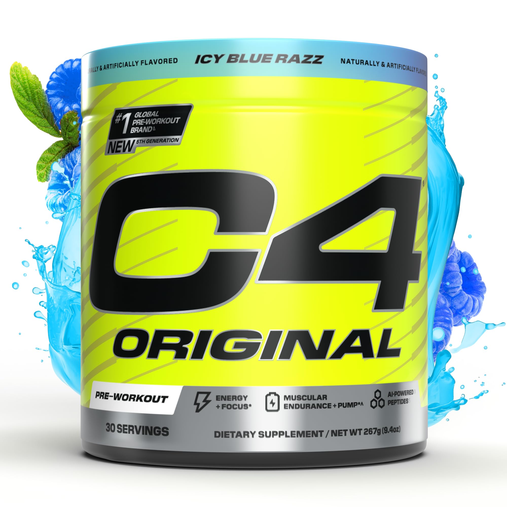C4 envase frontal mostrando diseño y beneficios energéticos