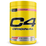 C4 envase frontal sabor Watermelon mostrando etiqueta y beneficios visibles