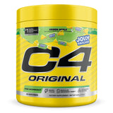 C4 envase frontal Jolly Rancher Green Apple mostrando diseño y beneficio energía