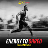C4 Ripped Sport etiqueta con sello NSF Certified for Sport, confianza y control de calidad