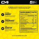 C4 mezclado en vaso junto a equipo de entrenamiento para energía preworkout