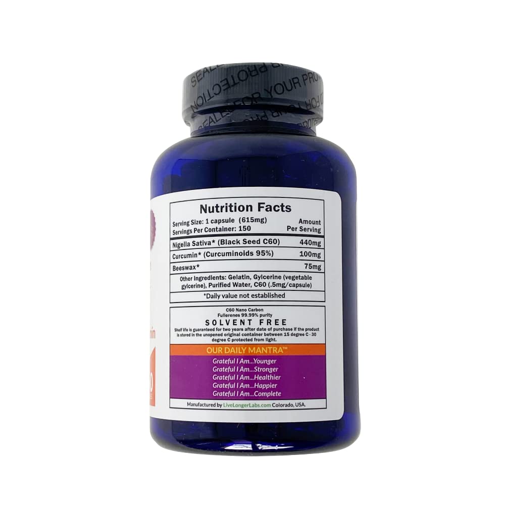 Detalle de cápsula de gel C60live resaltando textura y pureza de ingredientes