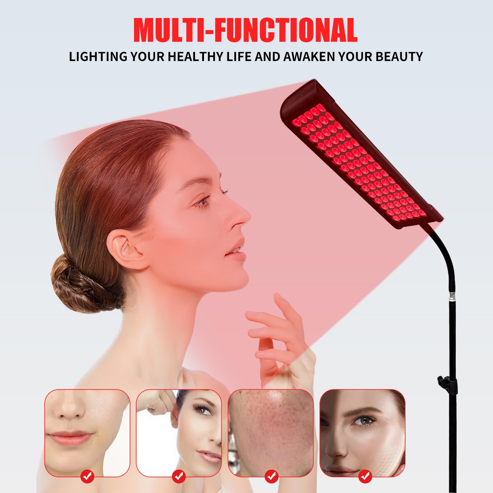 cabpay detalle de los 75 LEDs que optimizan la terapia