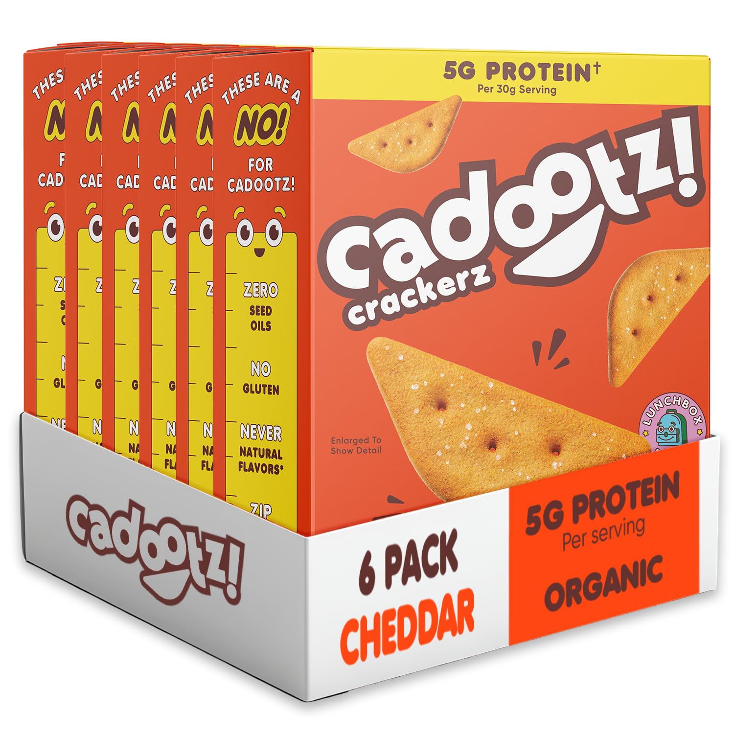 cadootz empaque frontal mostrando diseño y conveniencia