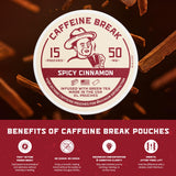 Caffeine Break etiqueta con información de ingredientes y dosificación