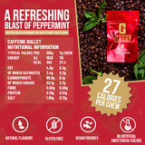 Caffeine Bullet en bolso deportivo en entorno activo para energía portátil