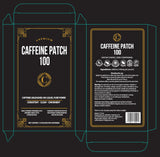 CAFFEINE PATCH 100 gota de agua sobre parche mostrando resistencia y durabilidad