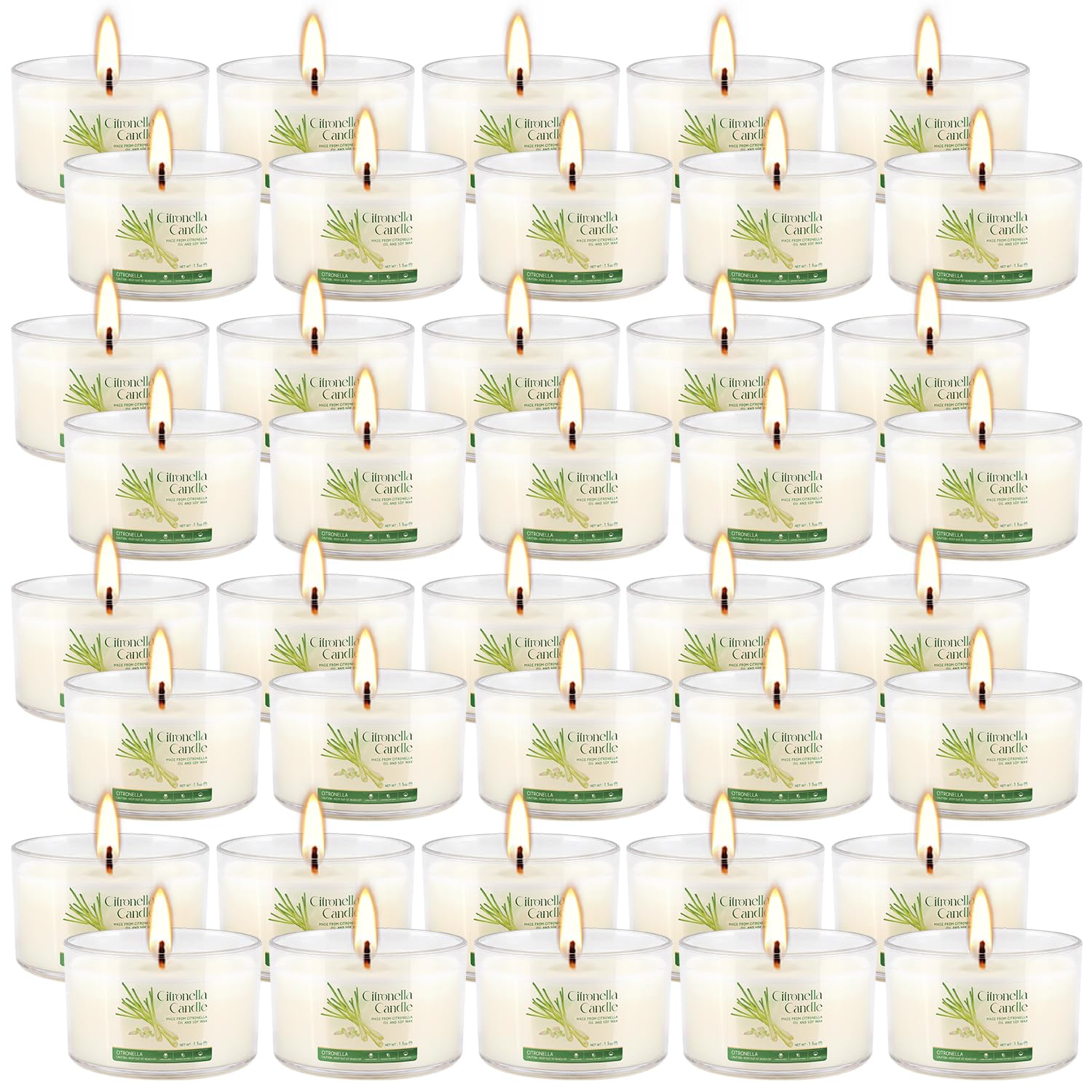 CAKETYCG pack frontal de 40 velas, cobertura amplia y práctico