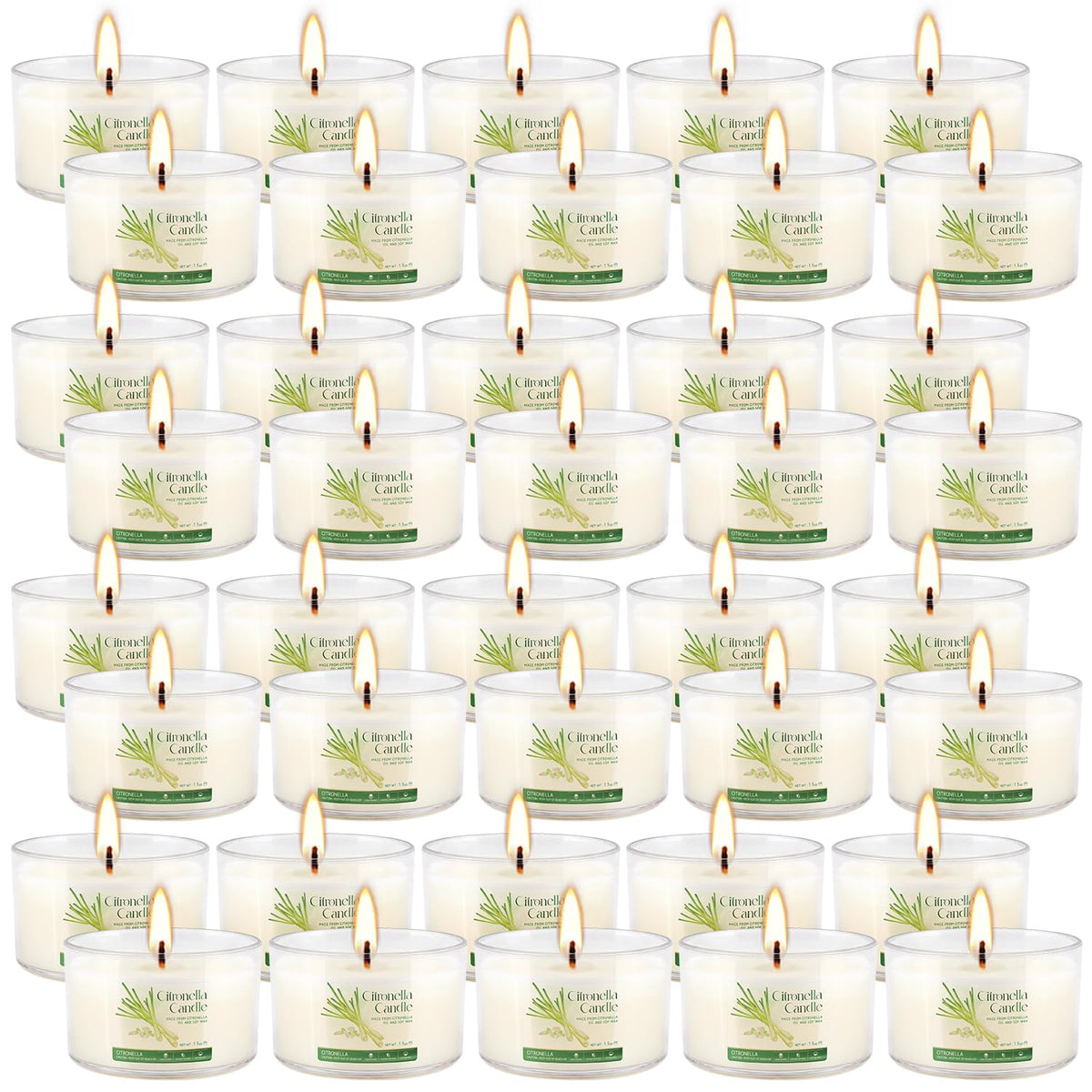 CAKETYCG pack frontal de 40 velas, cobertura amplia y práctico