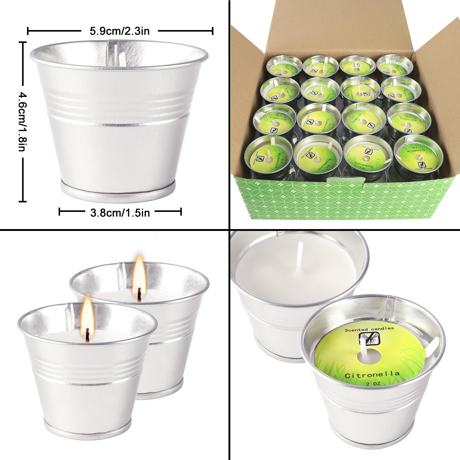 CAKETYCG velas en camping y barbacoa, portátil y apto para exteriores