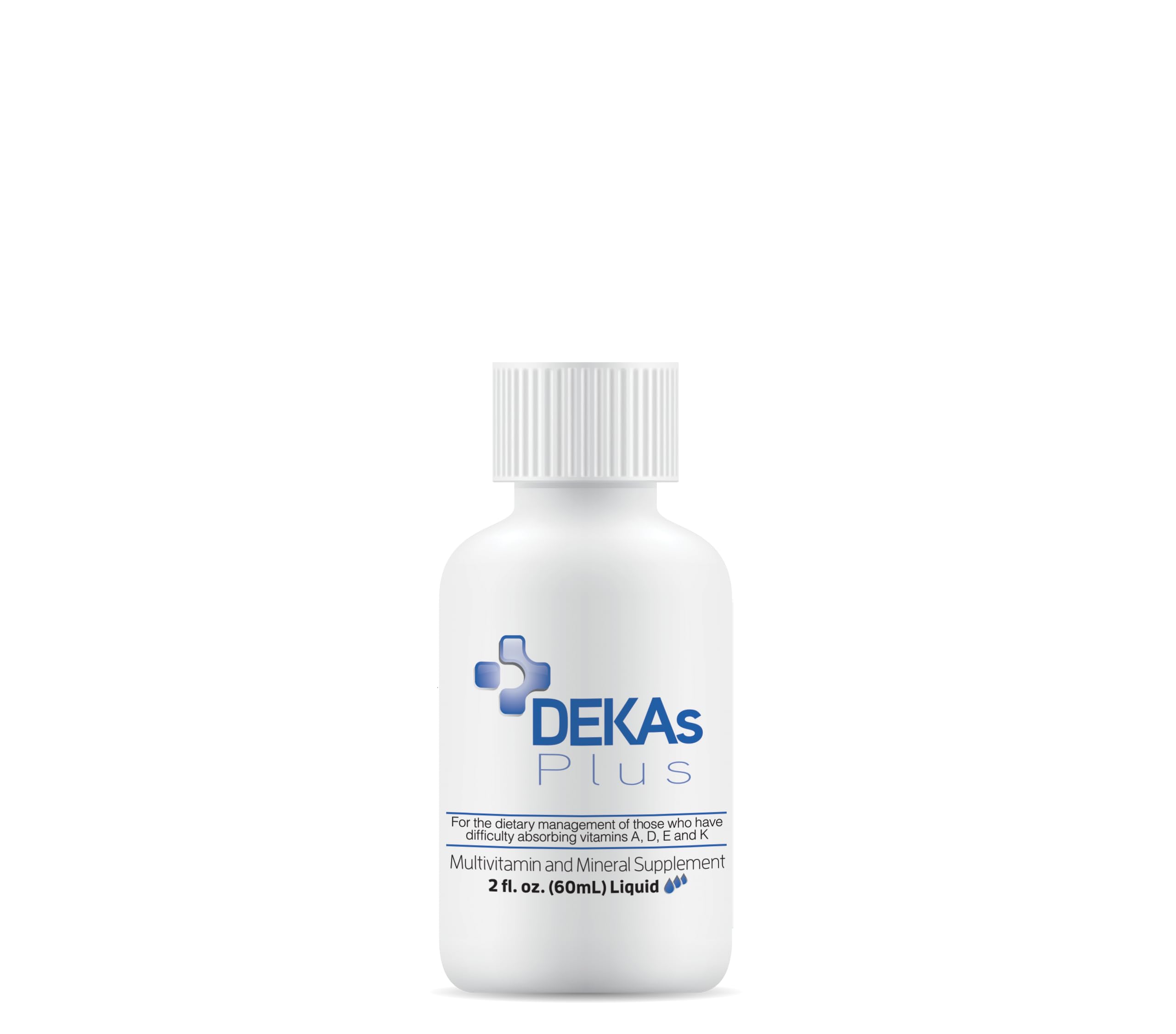 Callion Pharma DEKAs Plus frasco frontal mostrando etiqueta y beneficio de absorción optimizada