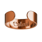 CALMI anillo frontal Rose Gold, acabado elegante y cómodo