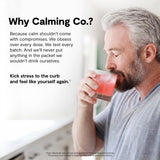 Calming Co. Ü Relax 2.0 escena nocturna en dormitorio mostrando ritual sencillo