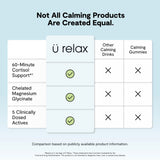 Calming Co. etiqueta con lista de ingredientes naturales y adaptógenos
