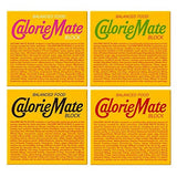 Calorie Mate vista frontal del paquete mostrando conveniencia y equilibrio nutricional