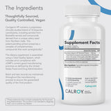 Calroy Cartigenix HP etiqueta de ingredientes mostrando transparencia y respaldo