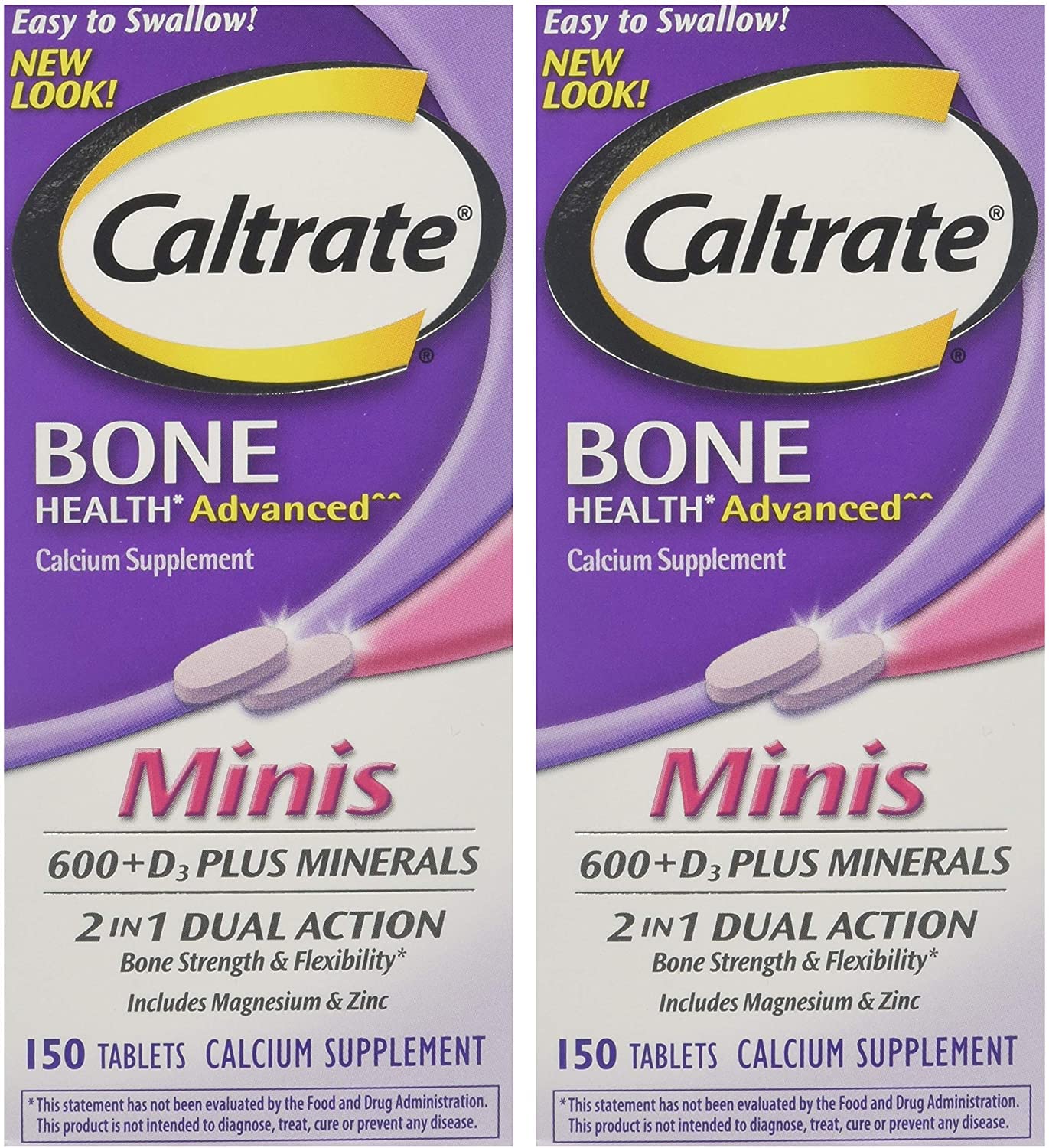 Caltrate envase frontal con diseño claro y fácil identificación del producto