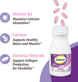 Etiqueta nutricional de Caltrate Minis mostrando ingredientes y dosificación