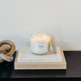 Calyan Wax Co. ingredientes inspiradores: cedro y verbena sugieren frescura