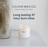 Calyan Wax Co. textura de cera 100% soja que garantiza quema uniforme