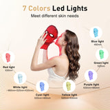 CAMLKE detalle de leds 630nm que mejora textura y tono