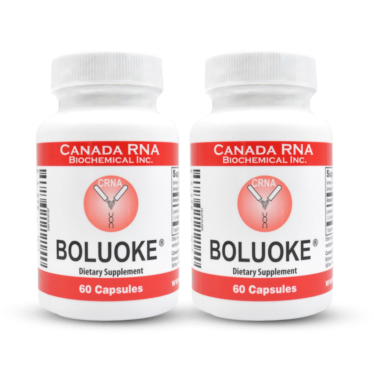 Canada RNA frasco frontal mostrando etiqueta y beneficios clave