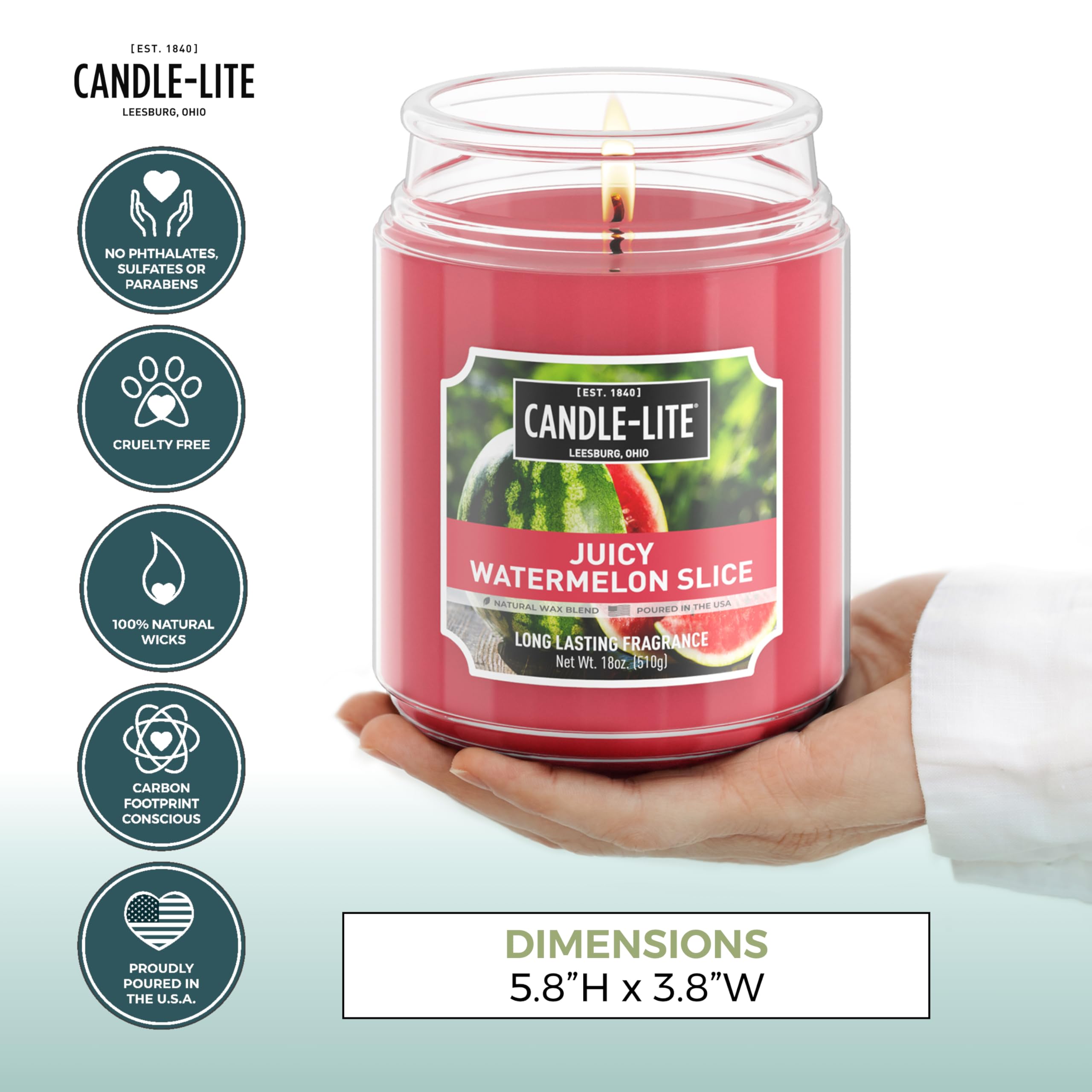 Candle-lite textura de cera derretida con superficie perfumada, difusión uniforme