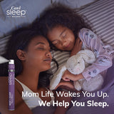 Can-i Sleep Spray escena de descanso nocturno que muestra relajación
