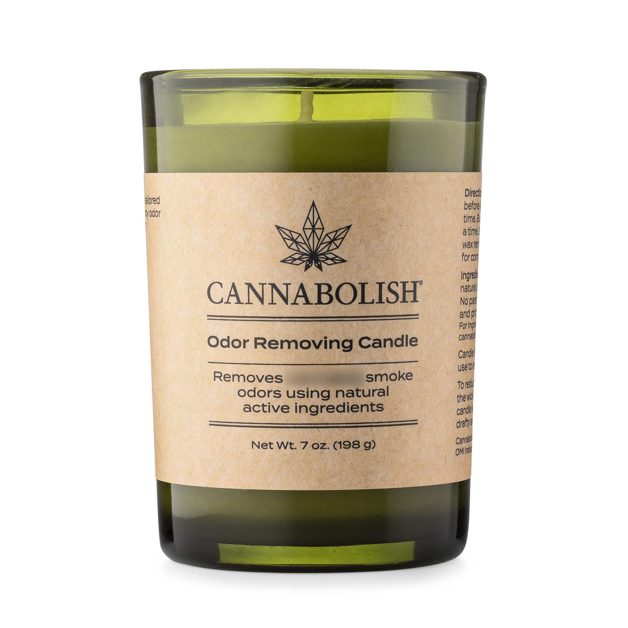 Cannabolish detalle de cera natural para ver textura y combustión limpia