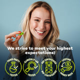 Gominolas CANNA FIELD en mano para uso diario, conveniencia y dosificación fácil