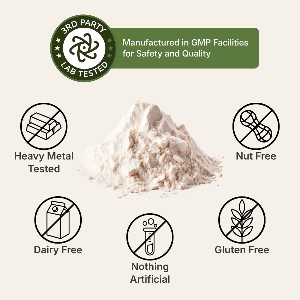 Cantein etiqueta con sellos USDA Organic y non-GMO claros