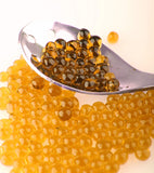 Cape Crystal bote abierto con polvo listo para recetas moleculares