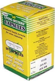Capital02 living bitters frente del envase mostrando 30 cápsulas y claridad de uso