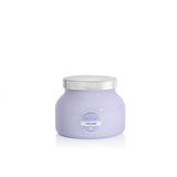Capri Blue tarro lavanda frontal mostrando diseño y color