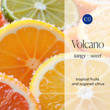 Capri Blue vela encendida creando ambiente con aroma tropical acogedor