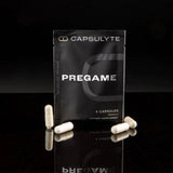 CAPSULYTE Pregame comparación de tamaño en mano para referencia portátil