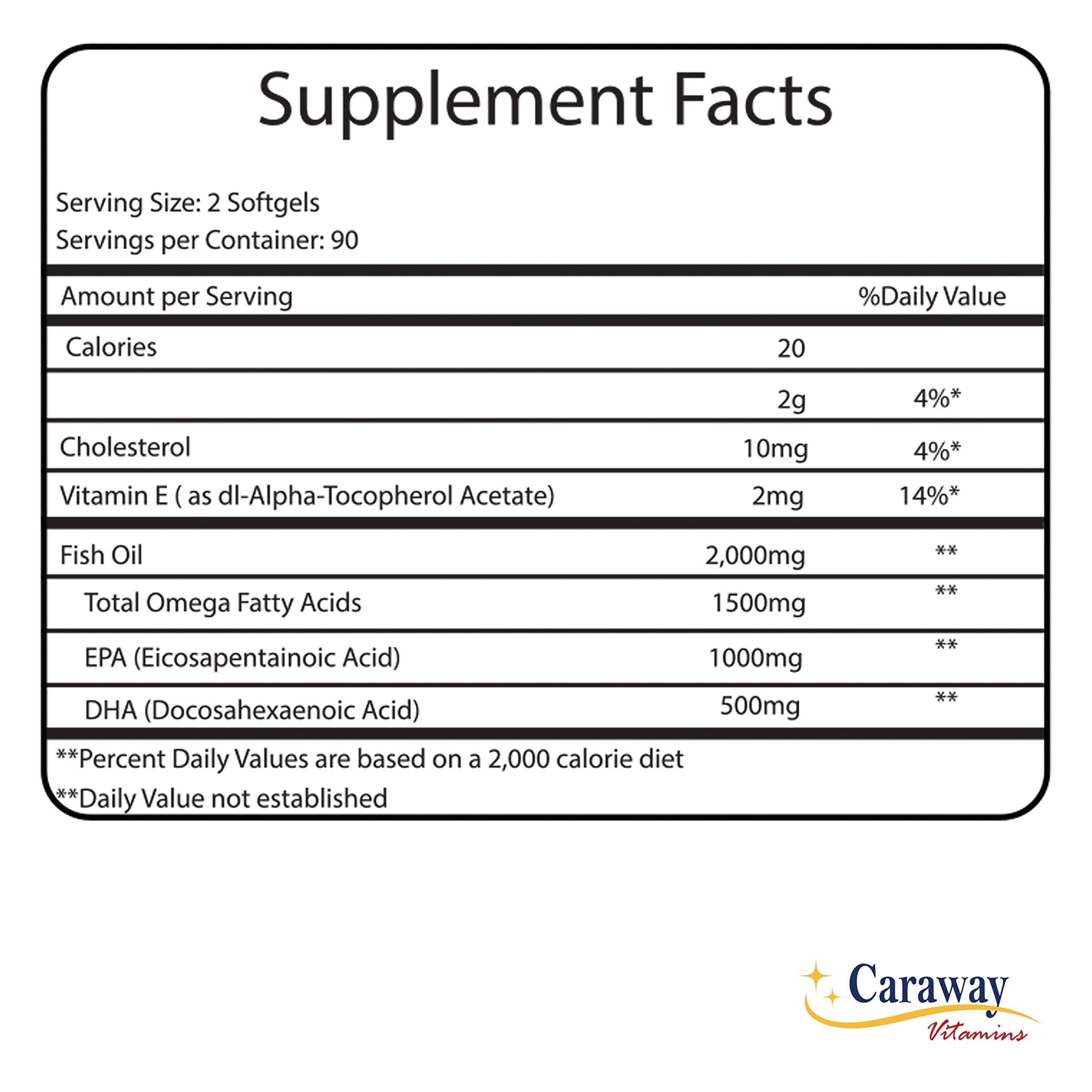 Caraway Vitamins frasco junto a alimentos sanos para comunicar consumo diario
