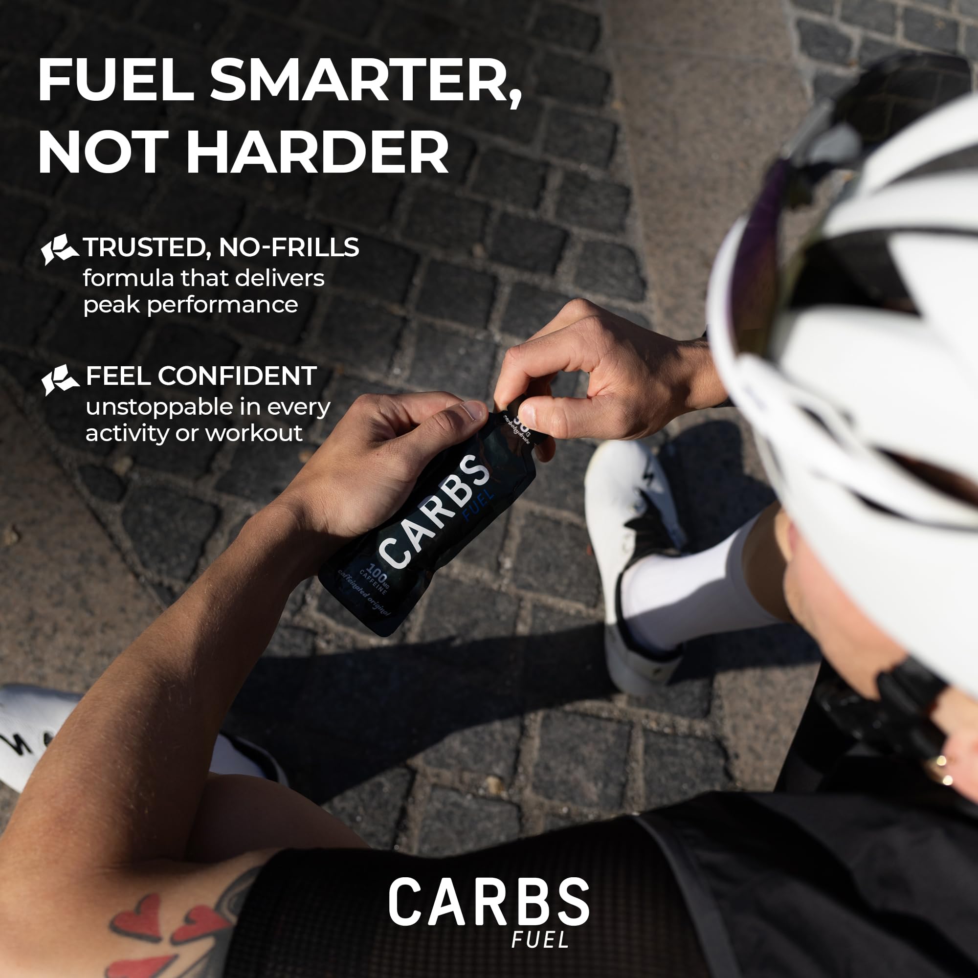 Carbs Fuel caja de 12 unidades mostrando cantidad y valor por caja
