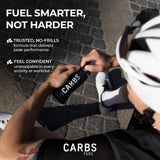 Carbs Fuel caja de 12 unidades mostrando cantidad y valor por caja
